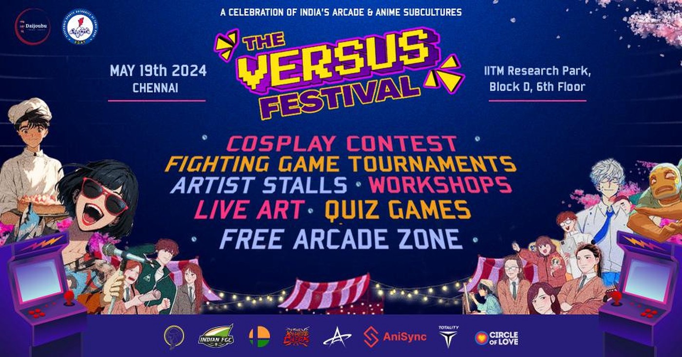 Join the Versus Festival in Chennai: A Gaming and Anime Gala