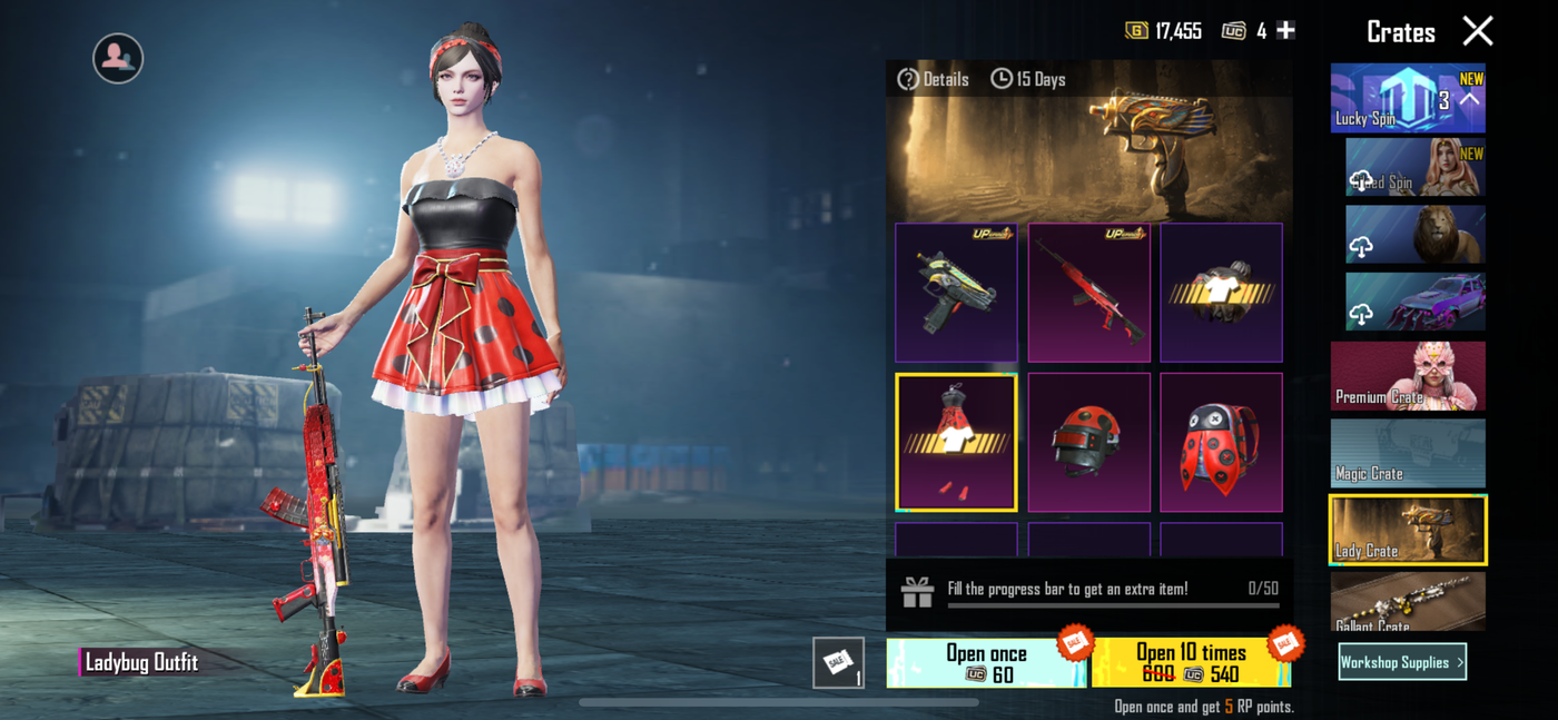 Explore BGMI Lady Crate Rewards: New Skins and Outfits