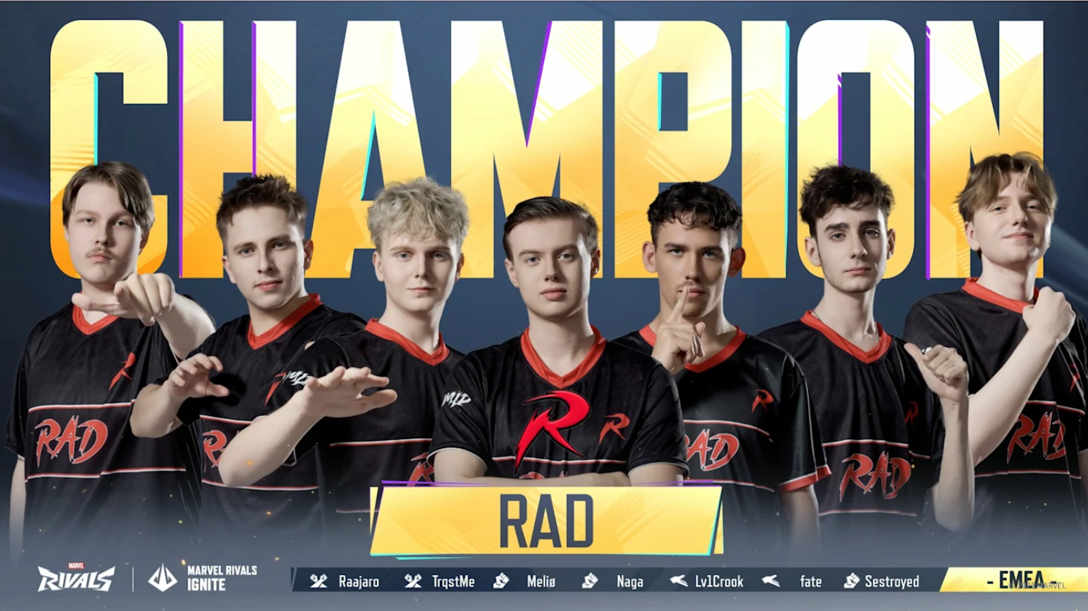 Rad EU Dethrones the Best to Claim Marvel Rivals Ignite Mid Season Finals Glory