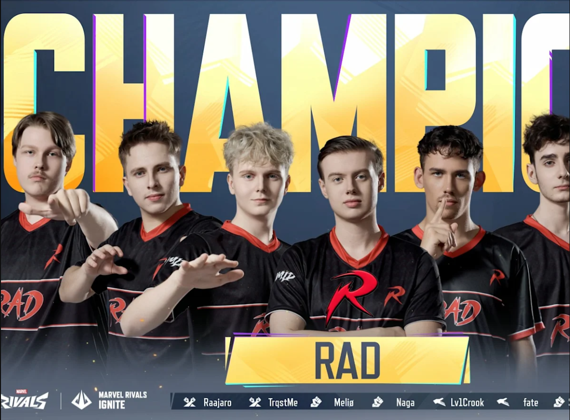 Rad EU Dethrones the Best to Claim Marvel Rivals Ignite Mid Season Finals Glory