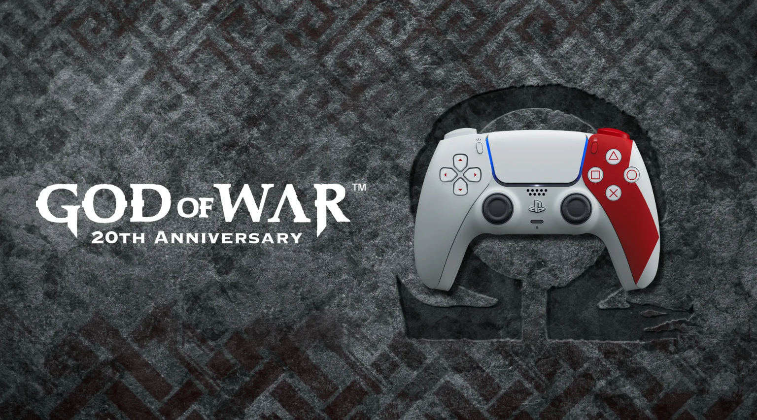 God of War 20th Anniversary DualSense Controller Revealed for PS5