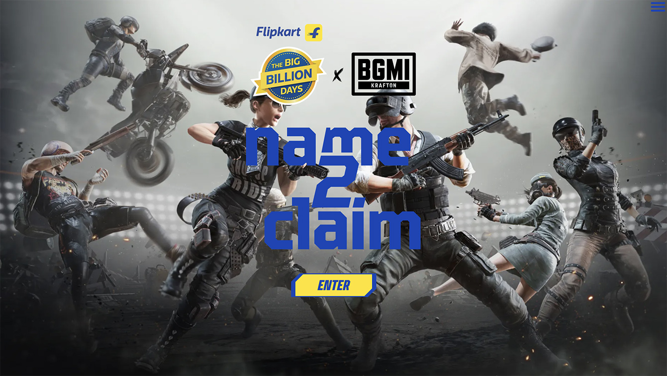 Flipkart And BGMI Turn Gamer Tags Into Real Names With The Name2Claim Challenge