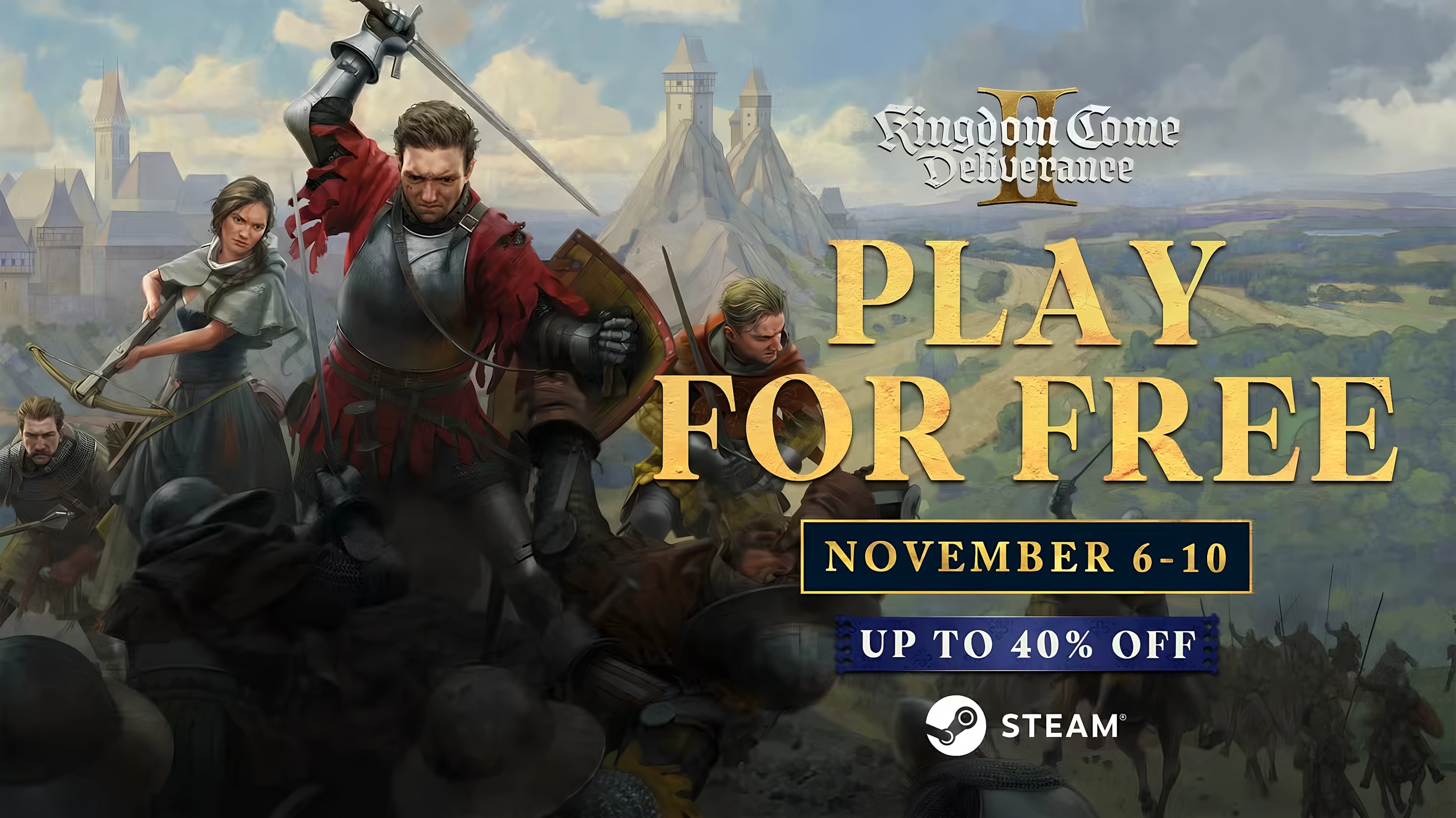 Kingdom Come Deliverance 2 Free to Play on Steam Ahead of New DLC Launch